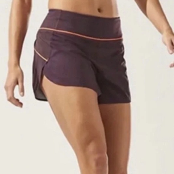 Athleta Run With It Short Agate Purple - Picture 1 of 10